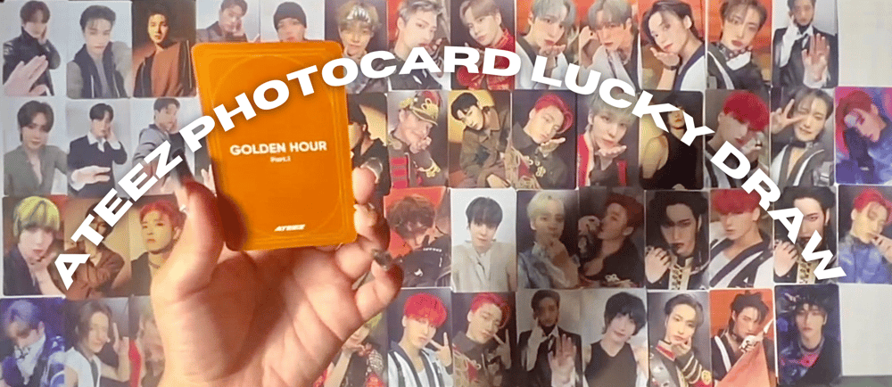 Image of Ateez Official Photocard Lucky Draw!