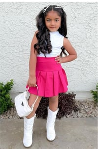 Image 1 of Pleated Mini Skirt