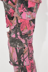 Image 3 of Pink Cargo Jeans & Jacket Set