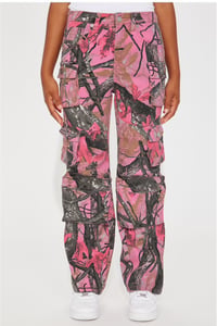 Image 2 of Pink Cargo Jeans & Jacket Set