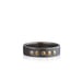 Image of 5 rivet, 18k gold and oxidized band