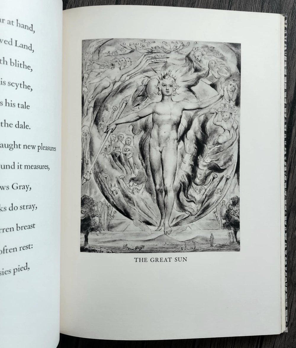 L'Allegro & Il Penseroso, by John Milton with the paintings by William Blake