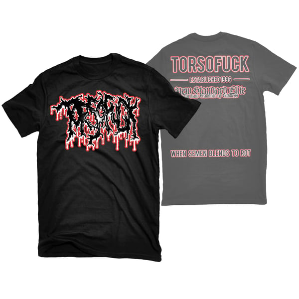 Image of TORSOFUCK "SEMEN ROT - DEMO T-SHIRT