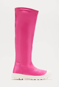 Image 2 of Hot Pink over the knee boots