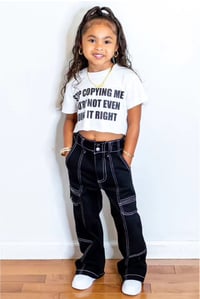 Image 2 of Black Cargo Pants 