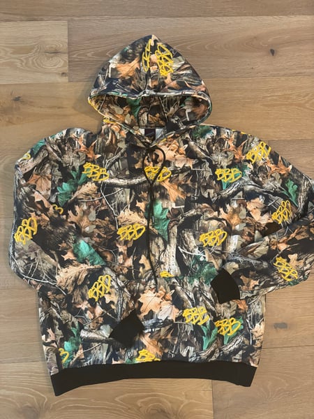 Image of All Over Embroidered Hoodie (Camo) *1 MEDIUM ONLY*