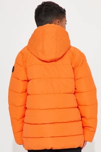 Image 2 of Orange Puffer Jacket
