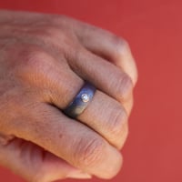 Image 2 of mel band with 3mm canadian diamond