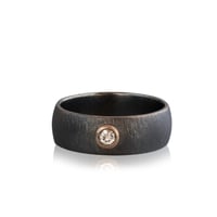 Image 1 of mel band with 3mm canadian diamond