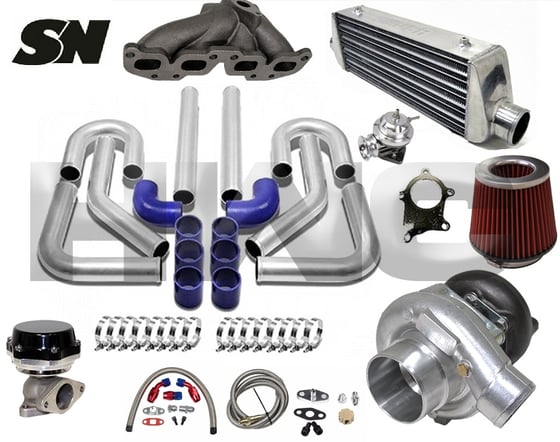 Image of (B15) SN Complete T3/T4 Turbo Kit for 02-06 SE-R/SpecV