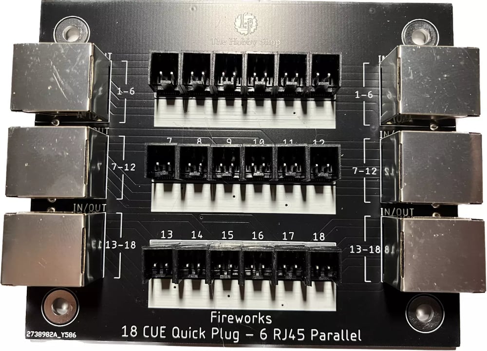 18 CUE Quick Plug - 3 RJ45 IN/OUT