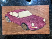 Maroon Porsche