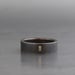 Image of structure ring with 14k yellow gold and oxidized silver