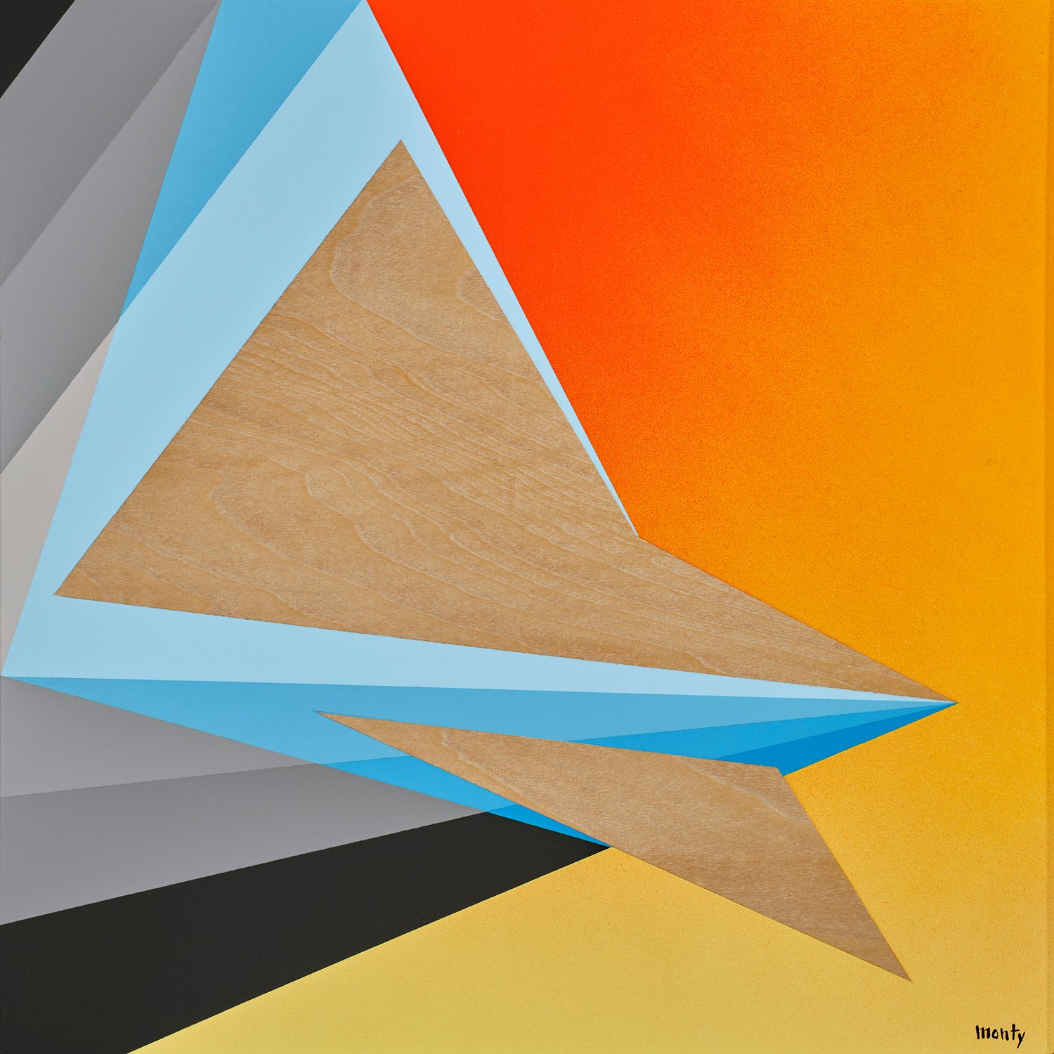 Image of "Geo #142" | Archival pigment print on canvas | The Geo Series