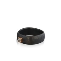 Image 3 of black and gold princess, finger shaped band