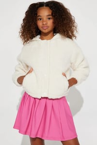 Image 1 of Ivory Fleece Jacket 