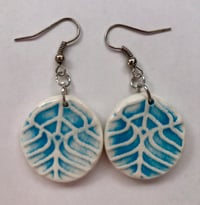 Image 5 of Large round pendent earrings