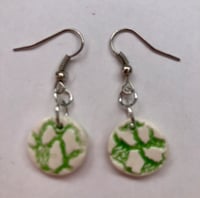 Image 2 of Small round pendant earrings
