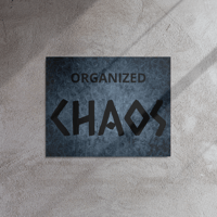 Image 6 of Organized Chaos Glossy Metal Print w/ Wood Frame