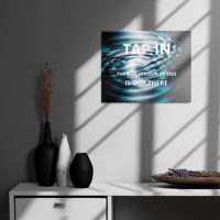 Image 2 of TAP IN Glossy Metal Print w/ Wood Frame