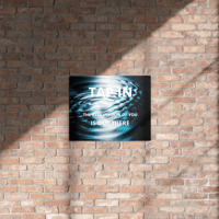 Image 6 of TAP IN Glossy Metal Print w/ Wood Frame