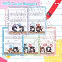 Image 1 of M.X.T.X Couple Notepads/Memopads