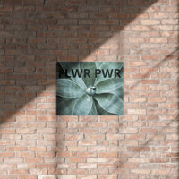 Image 9 of FLWR PWR Glossy Metal Print w/ Wood Frame