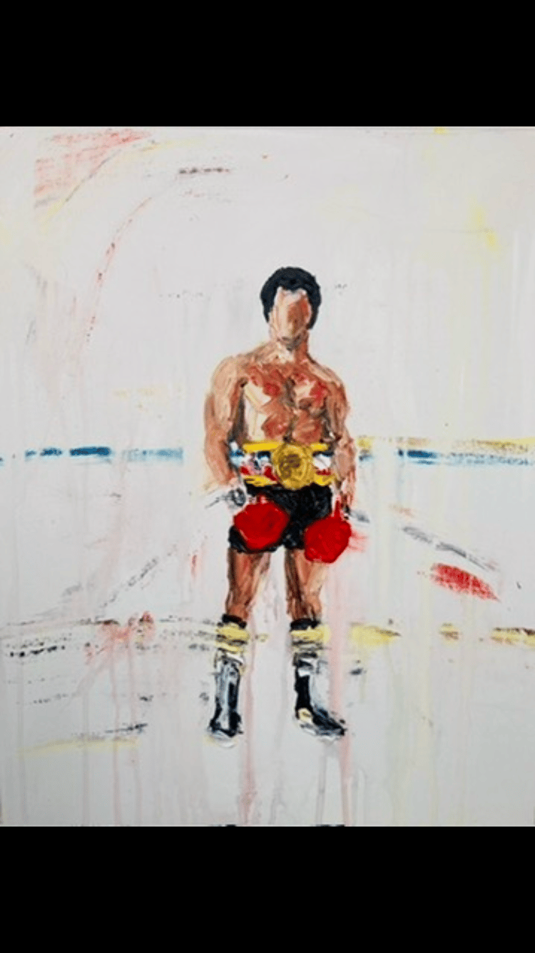 Image of Rocky collection 4x originals on canvas