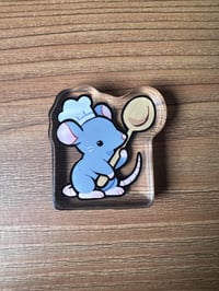 Image 1 of Chef Rat Baseless Acrylic Standee