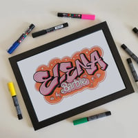 Image 2 of Your Child's Name in Graffiti Lettering! 