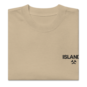 Image of The Island (Oversized Tee, Faded Khaki)