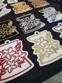 Image 2 of Plumeria Latte Ornament