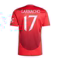 Image 2 of Manchester United Home 2024/25 Garnacho 17 Shirt