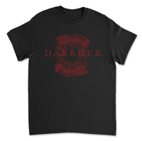 Spell-Caster Logo t shirt - Blood Red on Black- pre order 