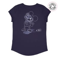 Image 1 of Milk Organic Cotton Back-print Rolled Sleeve T-shirt