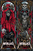 Image of METALLICA - Munich, Germany - RED HOOD/KRAMPUS - gigposter set