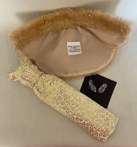 Image 10 of Barbie - Japanese Brocade Evening Gown and Faux Fur Stole