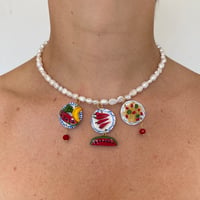 Image 1 of Lunch plates necklace