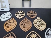 Image 3 of Guam Seal Stacked Ornament 
