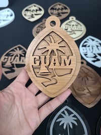 Image 2 of Guam Seal Stacked Ornament 