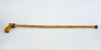 Image 6 of Wooden Cane Walking Stick made out of Exotic Wood of Bocote and Padauk with Oak, 37 inch Cane