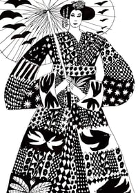 Image 2 of Geisha print