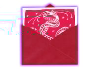 Image 2 of Snail kiss love card