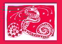 Image 1 of Snail kiss love card