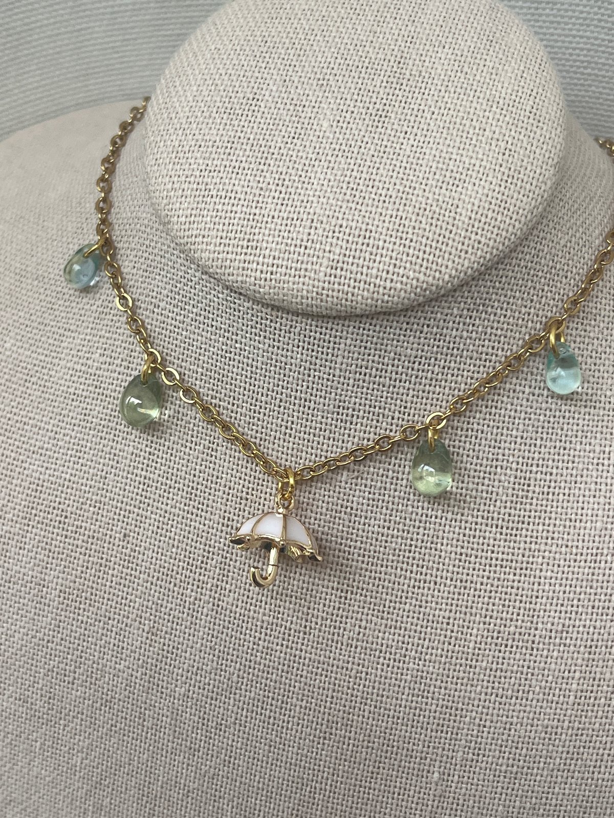 Image of Umbrella Charm Necklace