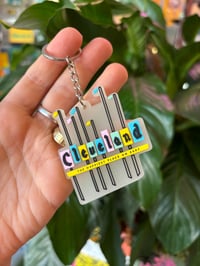 Image 1 of Cleveland Amusement Park Glow Keychain 