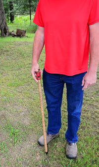 Image 8 of Wooden Walking Cane, 36 and a half inches long, Cane for Support, Elegant Walking Stick