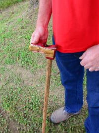 Image 9 of Wooden Walking Cane, 36 and a half inches long, Cane for Support, Elegant Walking Stick