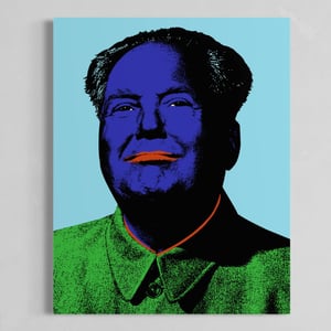 Image of Mao Trump, Blue - Digital Print