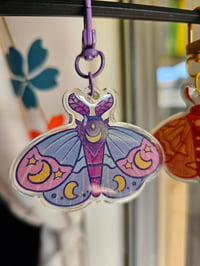 Image 4 of Sun and Moon Moth Key chains 